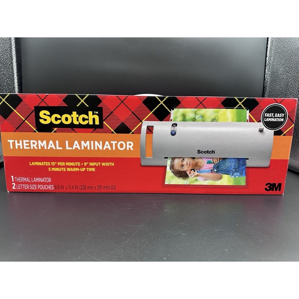 Scotch Tl901C Thermal Laminator 2 Roller System